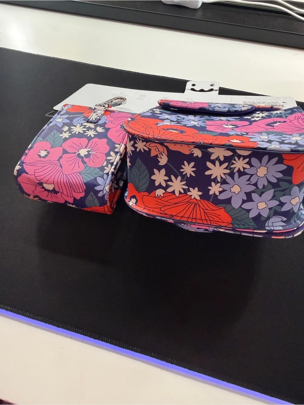 Fujifilm Instax Mini 12 Camera Case Heyday Floral Faux Leather Crossbody Bag NWT